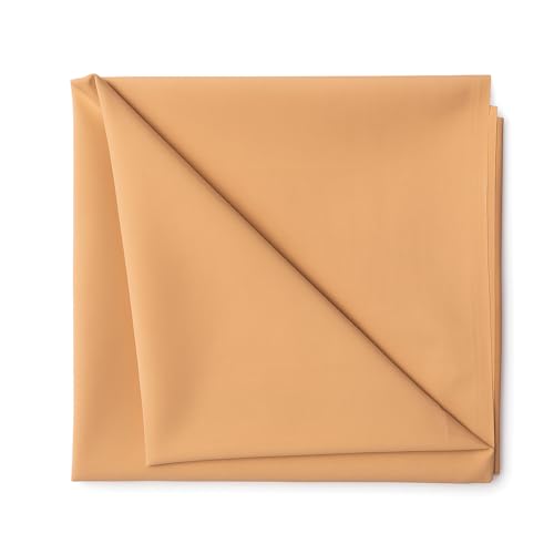 PENTAMED Ultra Soft Rubberised Textile Fabric Sheet | Waterproof, Washable, Reusable Mattress Protector for Adults, Toddlers & Babies | Non-Absorbent Bed, Sofa & Crib Protection. (Orange, 1 x 1 Meter) - Image 1