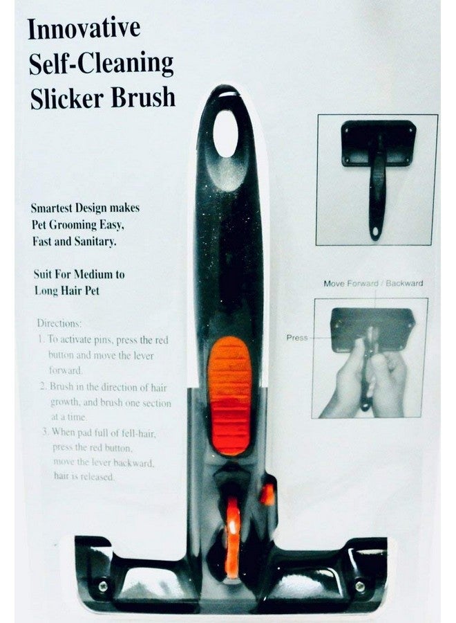 فرشاة شعر بلاستيكية كبيرة الحجم لتنظيف شعر الكلاب والجراء - قد يختلف اللون - Image 2