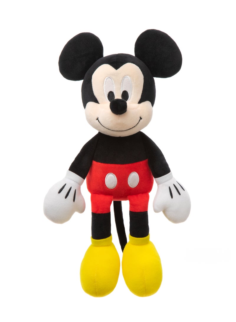 Disney دميّة ميكي الكلاسيكية من ديزني 18 بوصة | لعبة ناعمة | ميكي ماوس - Image 1