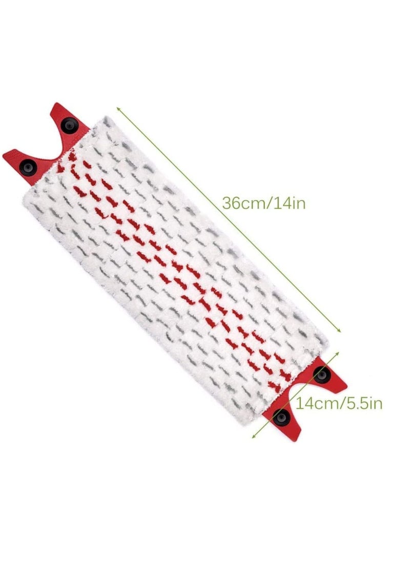 Zalcoon Microfiber Floor Mop Pads Replacement for Vileda Ultramax Refill Pad, Reusable Pads Replacement Head Compatible with UltraMax Mop (Pack of 4)  - Image 4