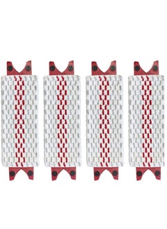 Zalcoon Microfiber Floor Mop Pads Replacement for Vileda Ultramax Refill Pad, Reusable Pads Replacement Head Compatible with UltraMax Mop (Pack of 4)  - Image 1