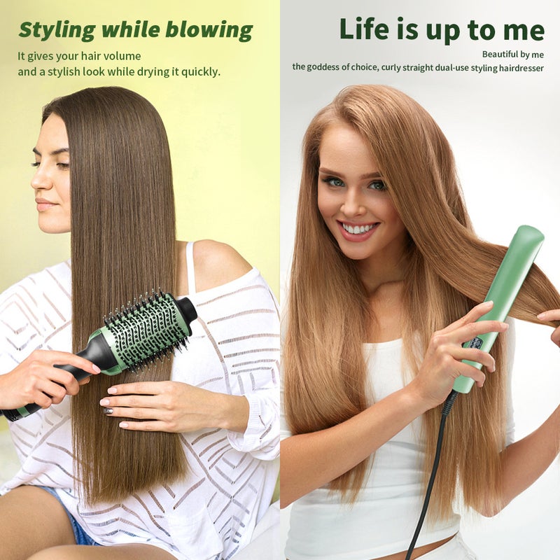 WAIKIL Multifunctional Hair Curling Comb & Straightener, Ceramic Heating Element, 800W, 15 Temperature Settings - Image 3
