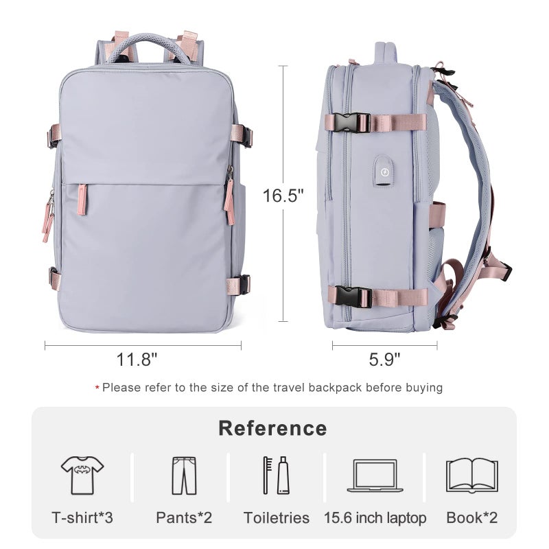 coofay Travel Backpack For Women Airline Approved Carry On Backpack Flight Approved Waterproof Sports Luggage Backpack Casual Daypack Small Hiking Backpack - Image 4