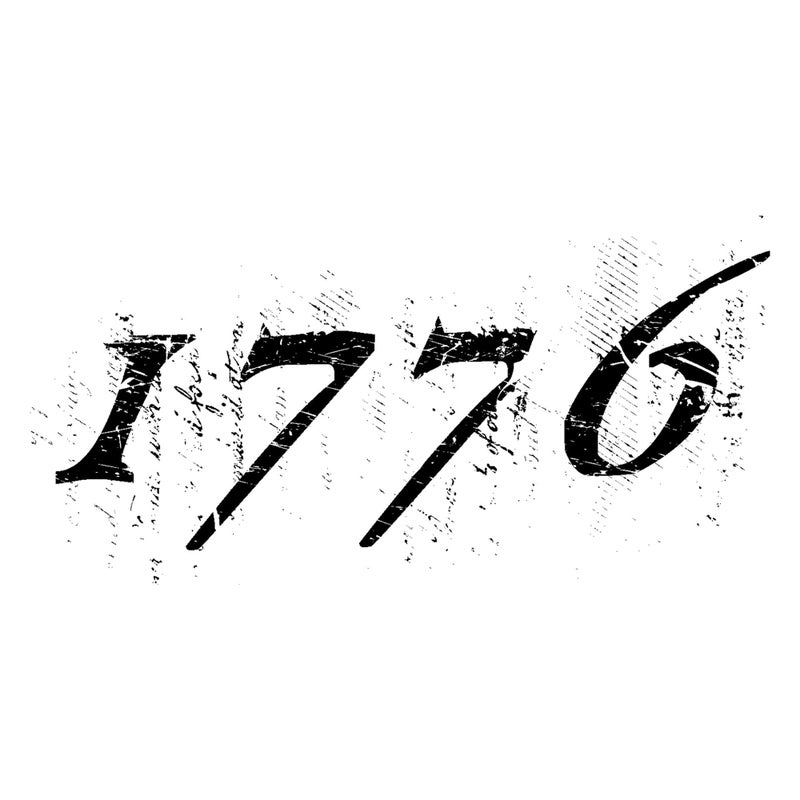 Grunt Style 1776 Flag Men's T-Shirt (White, Medium) - Image 4