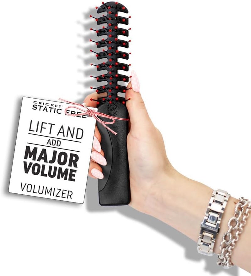 Cricket Static Free Volumizer Hair Brush for All Hair Types - Boosts Volume and Reduces Static - Image 1