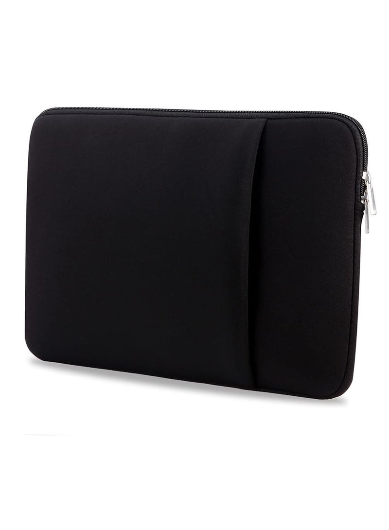 Laptop Sleeve Soft Zipper Pouch 14''inch Laptop Bag Replacement for A Pro Ultrabook Laptop Black  - Image 1