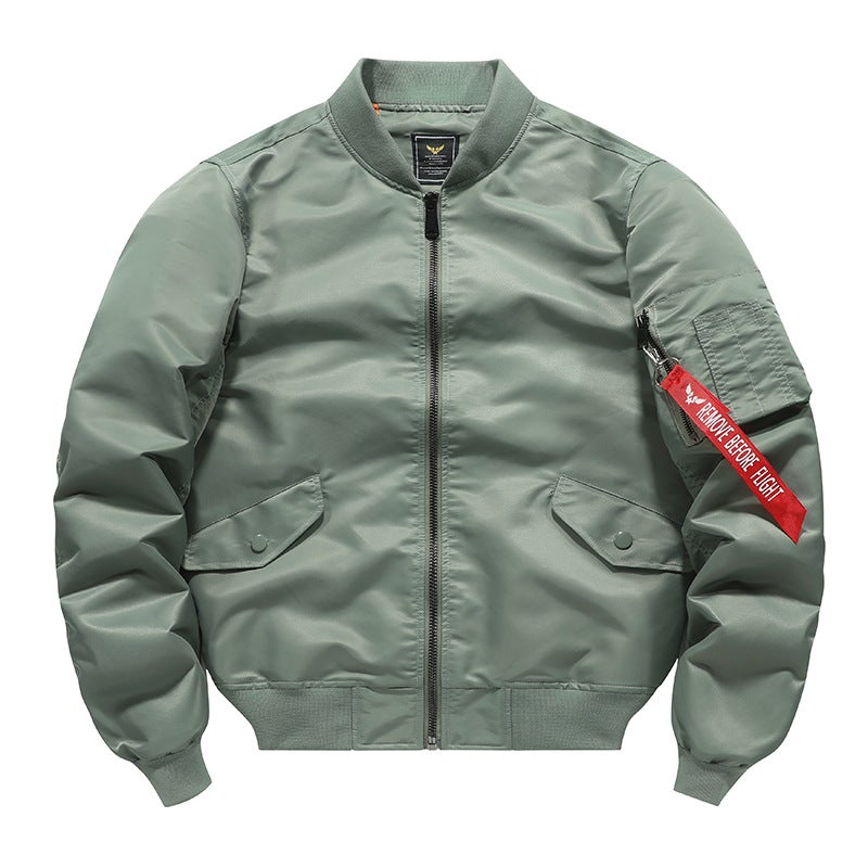 New Large Size Men'S Sports Casual Stand Collar Jacket Loose Men'S Ma01 Pilot Men'S Baseball Uniform - Image 5