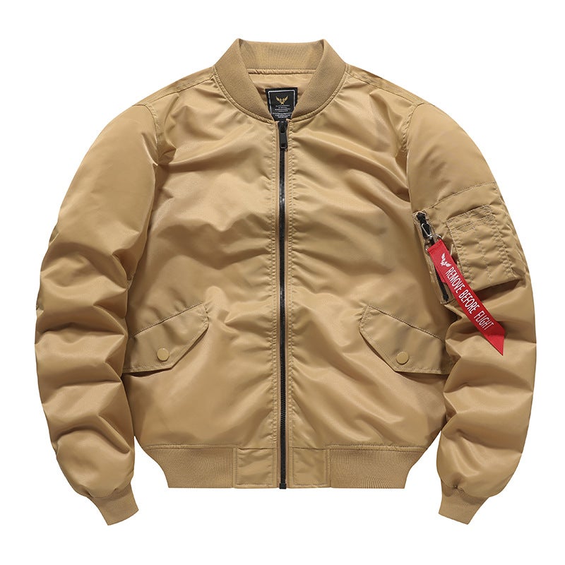 New Large Size Men'S Sports Casual Stand Collar Jacket Loose Men'S Ma01 Pilot Men'S Baseball Uniform - Image 4