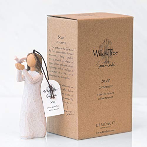 Willow Tree Soar Ornament, Sculpted Hand-Painted Figure - Image 5