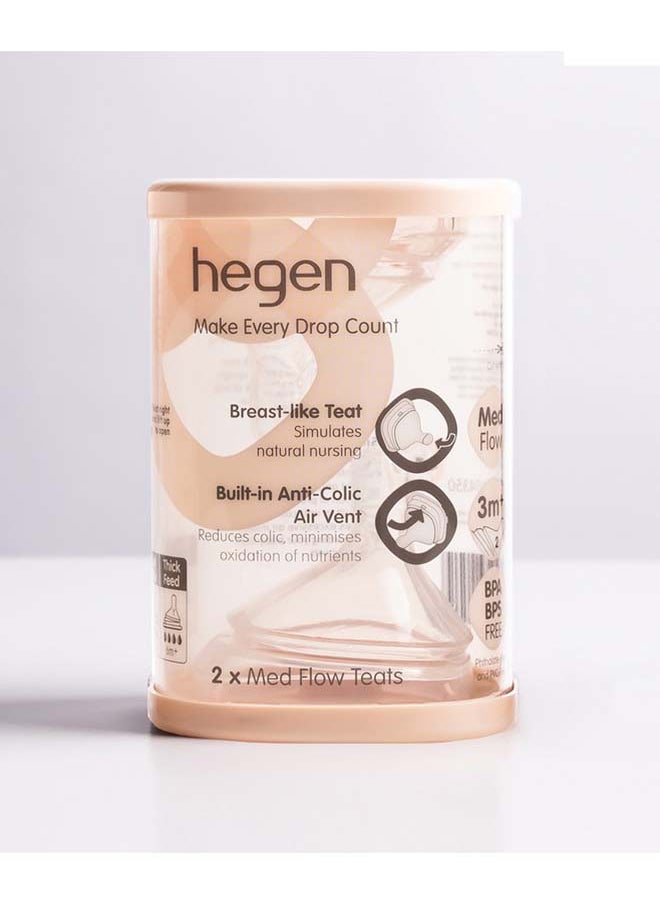 hegen - عبوة من حلمتين ذات تدفق متوسط - Image 1