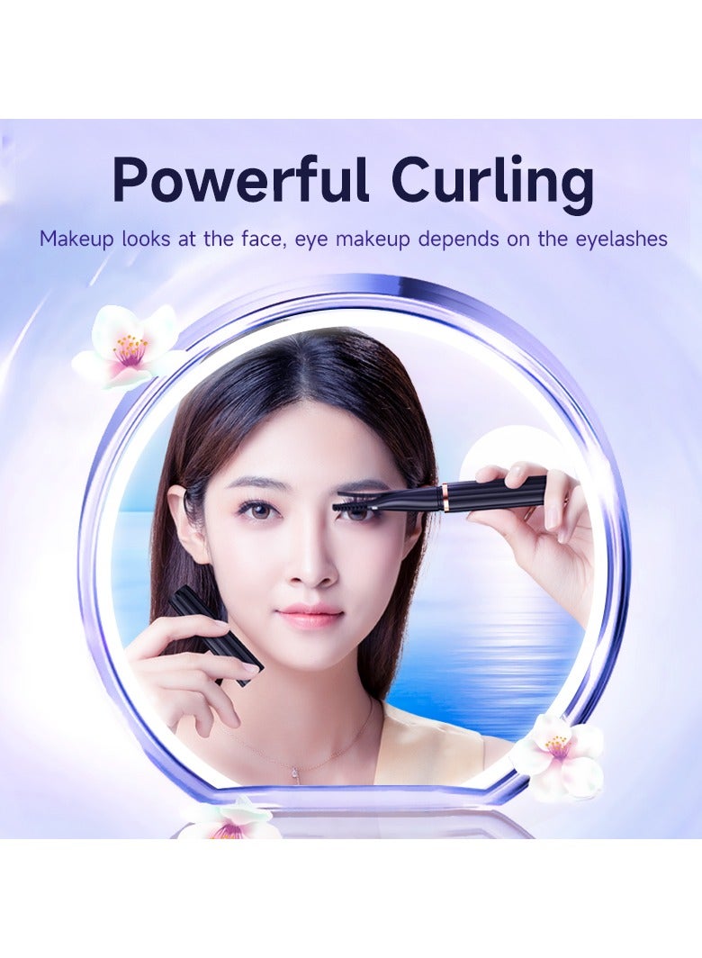 Generic Electric heating eyelash curler, 2 in 1 Clip-Type Eyelash Curler, Natural Curling 24 Hours Long Lasting, 3 Temperature Modes with USB Rechargeable, Gift for Women Girls  - Image 4