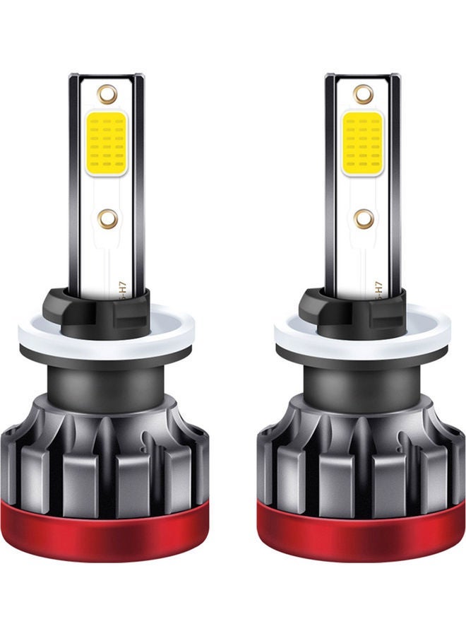 MUNTAQI 2-Piece LED Fog Light Bulbs for Cars Trucks - Image 1