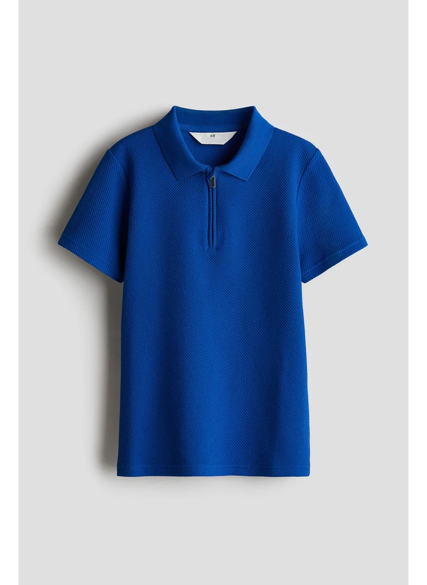 اتش اند ام Zip-Top Polo Shirt