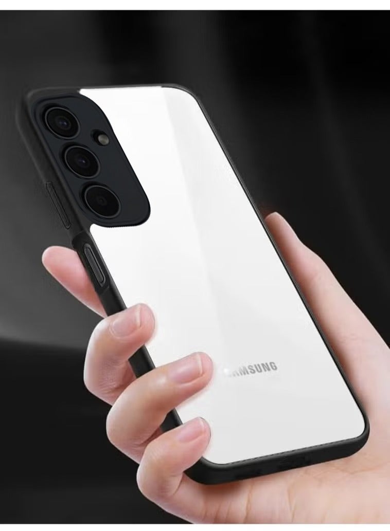 Bumper Protective Case for Samsung Galaxy A24 4G Silicone TPU Bumper Ultra Durable Ultra-Safe Camera Optimum Solution Black - Image 1