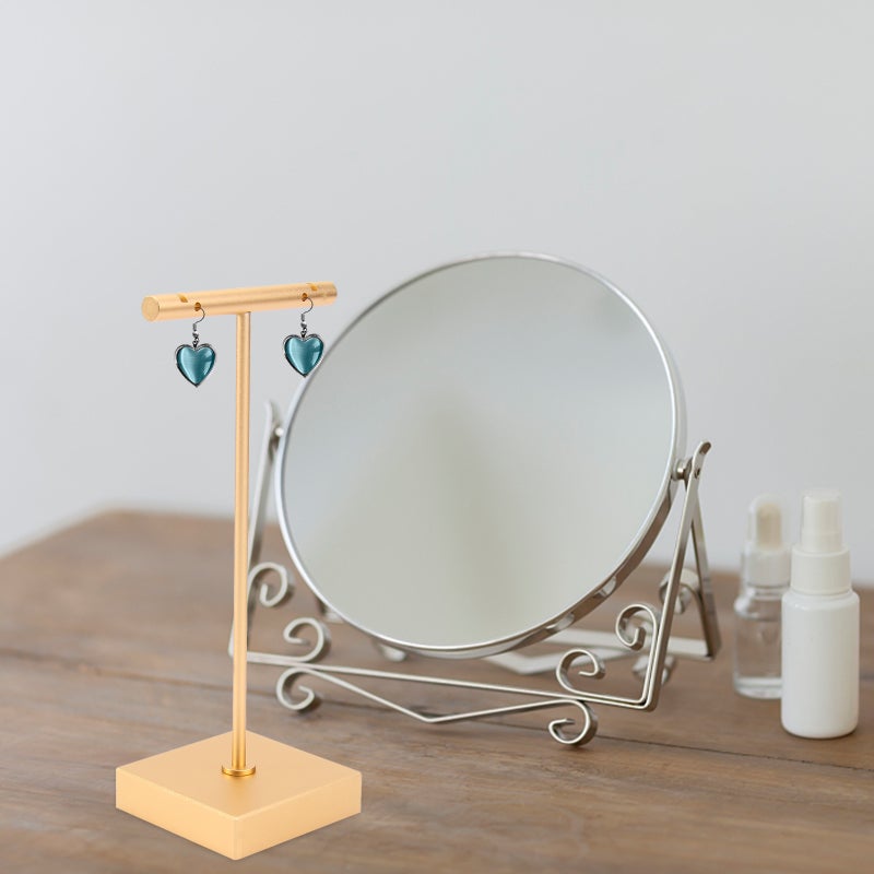 1Pc T-shaped Storage Rack Earring Display Rack Jewelry Show Prop Showing Stand - Image 1