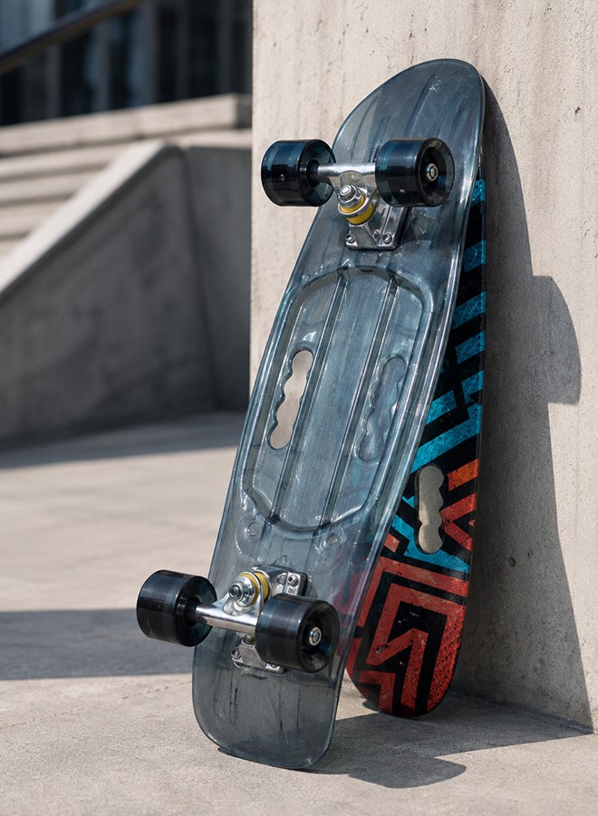 DEXO 22” Mini Cruiser Skateboard with LED Wheels – Complete Penny Board with ABEC-7 Bearings, Aluminium Trucks & T-Tool for Kids, Teens & Adults (Max Load 220 lbs) - Image 4