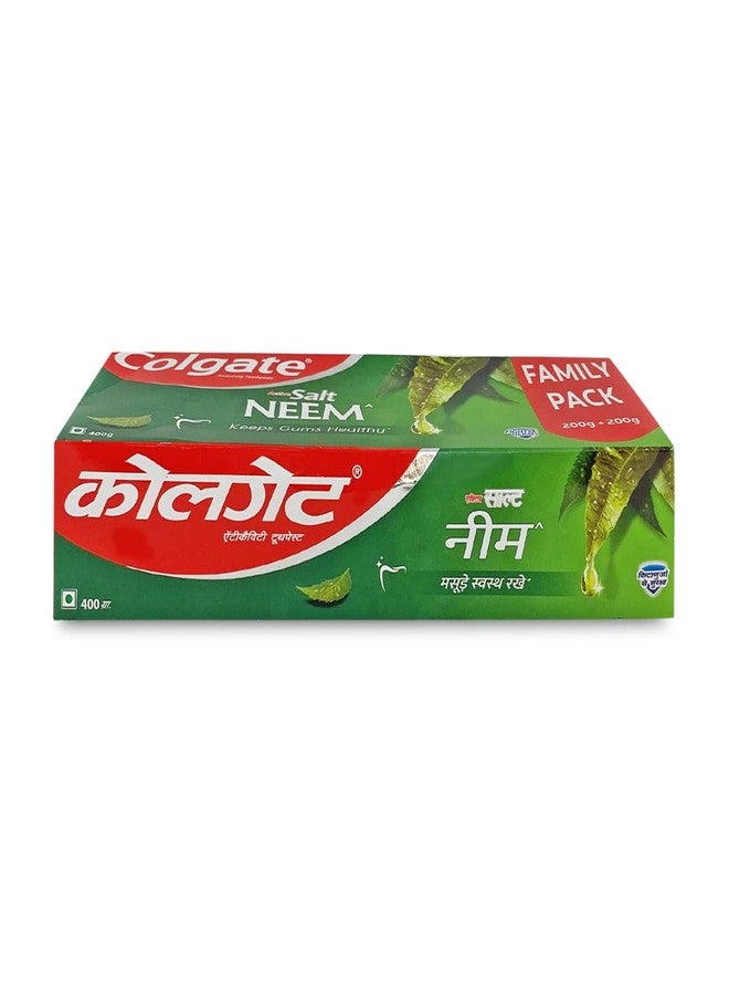 Colgate Active Salt Neem Toothpaste-400G (Family Pack) - Image 5