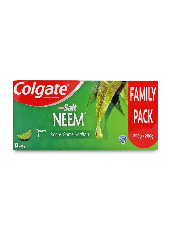 Colgate Active Salt Neem Toothpaste-400G (Family Pack) - Image 1