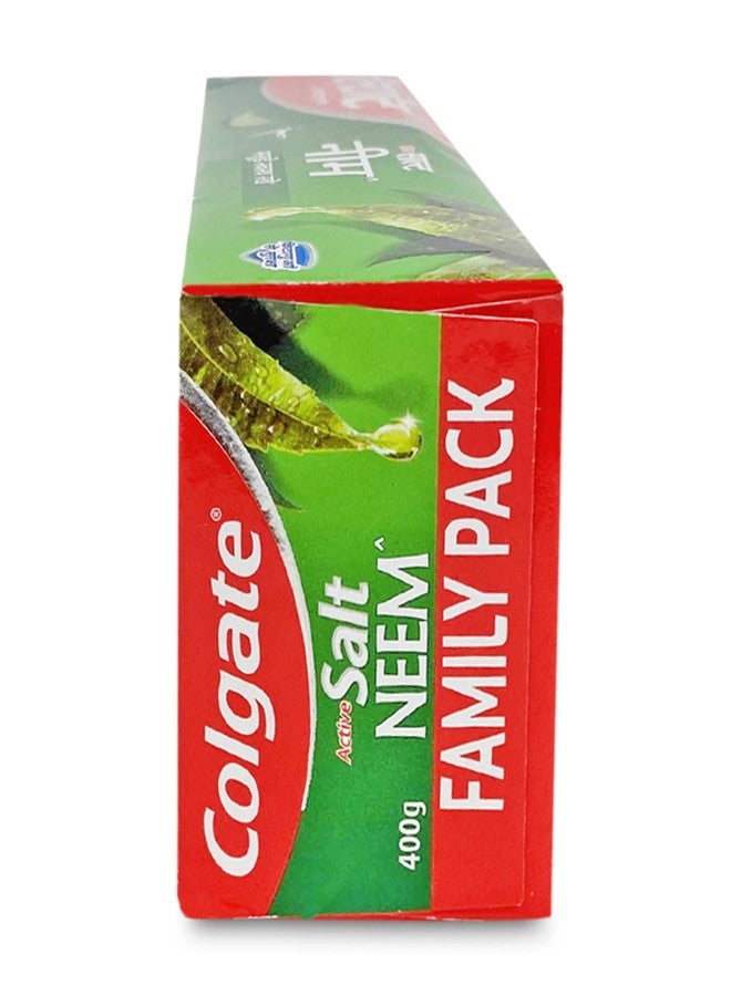 Colgate Active Salt Neem Toothpaste-400G (Family Pack) - Image 4