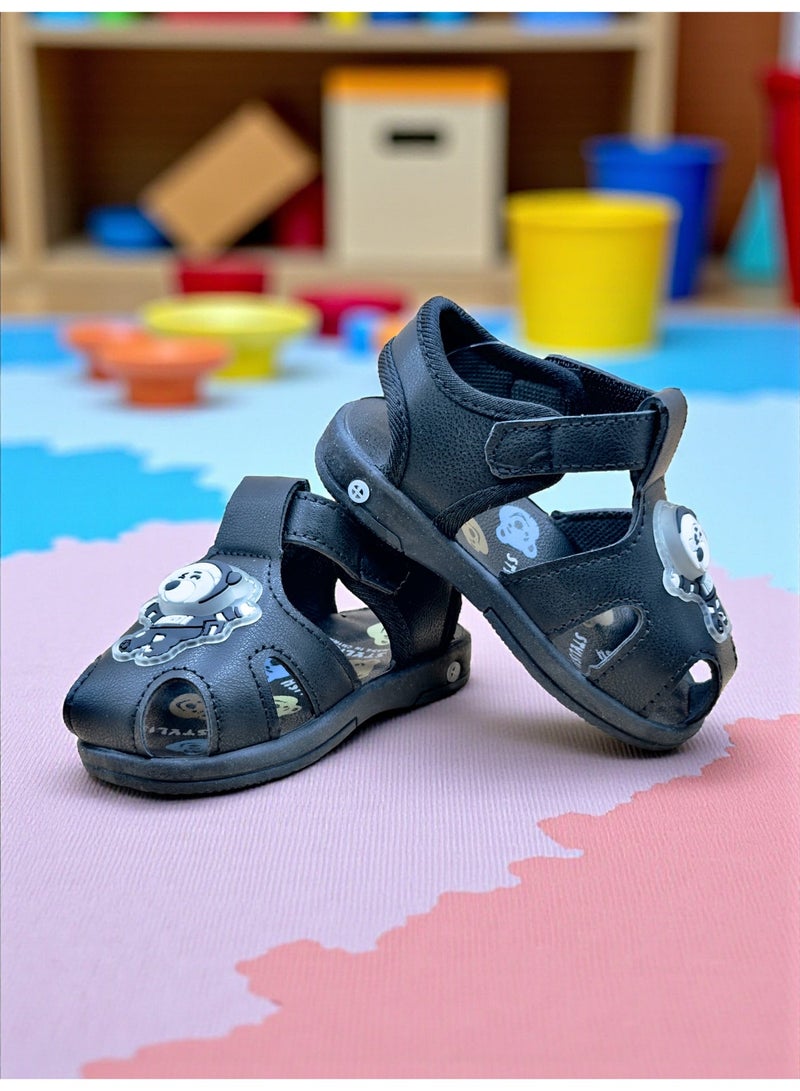 stylish Baby shoes with sound - Baby shoes with sound - Baby sandals with whistle | Sole with whistle, shoes and sandals that make noise for girls and boys, baby girl shoes and comfortable sandal slippers, baby shoes with sound in modern designs and suitable for children's gifts - Image 1