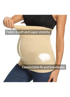 Y&D 3 Pcs Womens Maternity Belly Band for Pregnancy Non-slip Silicone Stretch Support Belt Bands Seamless All Stage of Size M  - Image 3