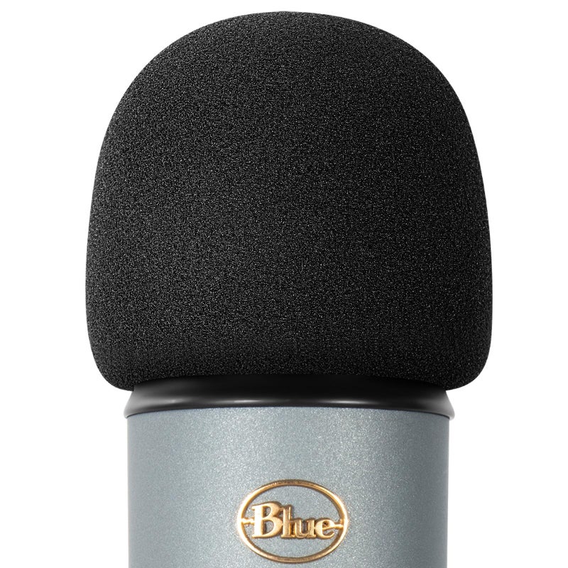 PhantAccy Pop Filter/Windscreen for Blue Yeti and Yeti Pro Microphones, Foam Mic Cover for Filtering Plosives and Hissing Noise - Image 2
