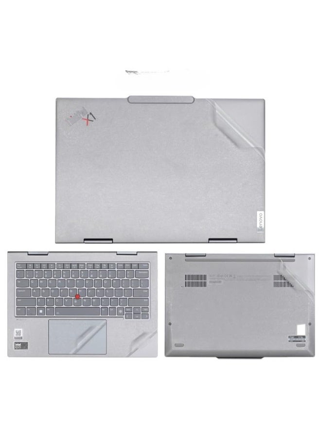 عام ملصق حماية لابتوب متوافق مع Lenovo ThinkPad X1 Yoga الجيل التاسع 14 إنش 2024 Notebook، ملصق مقاوم للخدوش بثلاثة جوانب لفيلم الكمبيوتر المحمول. - Image 1