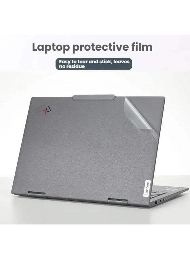 عام ملصق حماية لابتوب متوافق مع Lenovo ThinkPad X1 Yoga الجيل التاسع 14 إنش 2024 Notebook، ملصق مقاوم للخدوش بثلاثة جوانب لفيلم الكمبيوتر المحمول. - Image 4