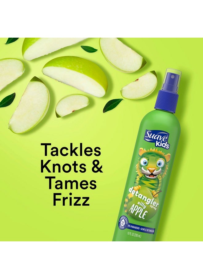 Suave - Suave Kids Shampoo & Conditioner 3-in-1, Watermelon Wonder 2-Pack + Detangler Spray for Kids, Silly Apple, Dermatologist-Tested & Tear Free - Image 1