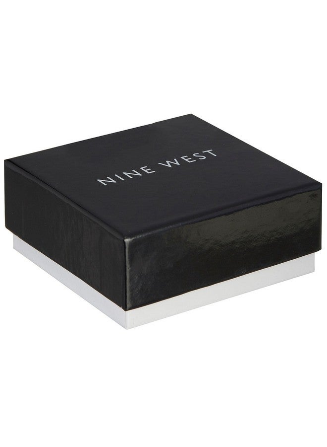 ناين ويست سوار نسائي من NINE WEST بتصميم قلب مرصع بالكريستال الفضي - Image 2