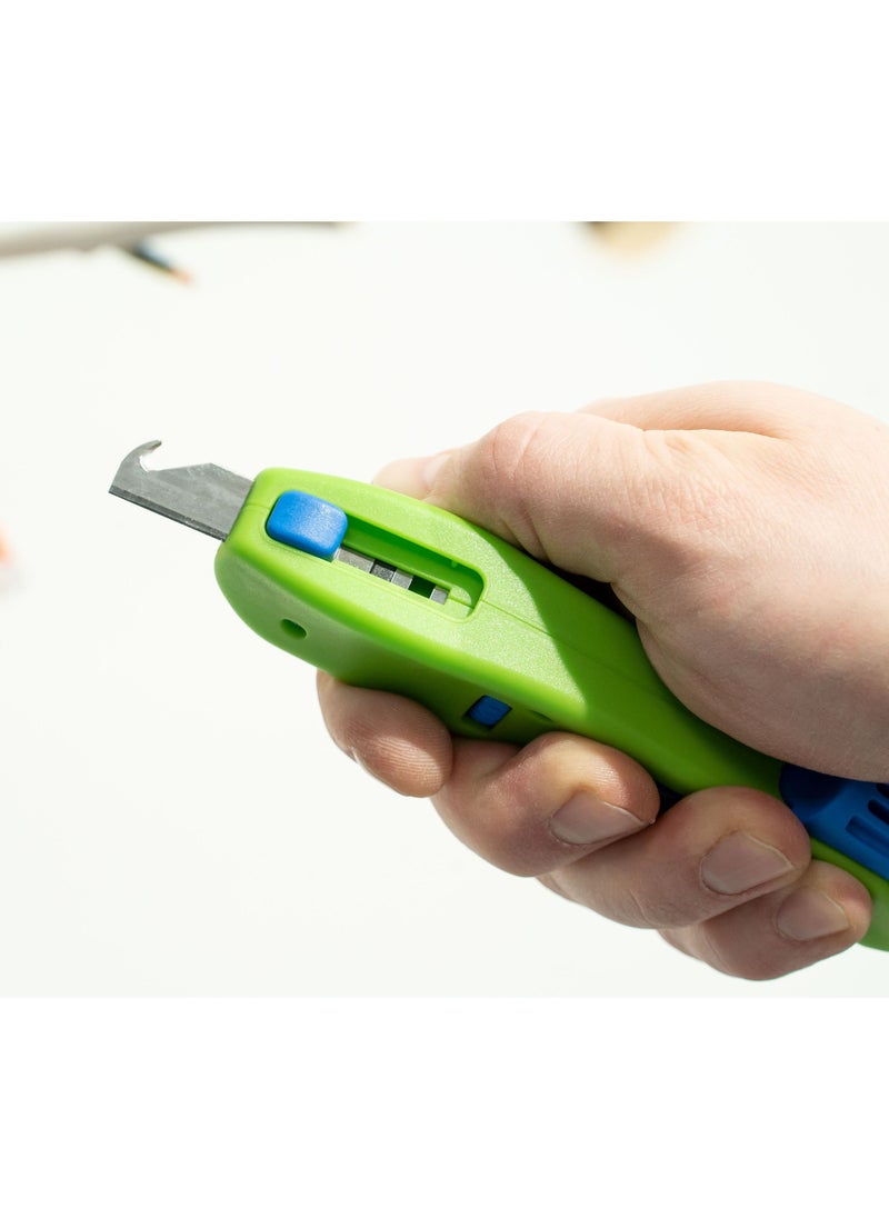 WEICON TOOLS Cable Knife No. S 4-28 Green Line | sustainable raw materials | for 4 - 28 mm | incl. retractable hook blade - pzsku/Z70C31143276AC915AFB6Z/45/_/1658387893/f3eedf40-3c74-47ac-b71c-3ab1a7691323