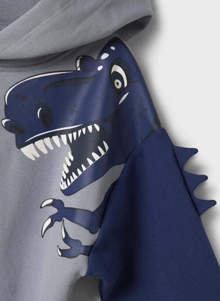 NAME IT Kids Printed Pullover Hoodie - Image 3