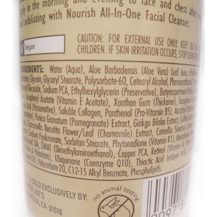 Trader Joe's Nourish Oil-Free Antioxidant Facial Moisturizer 6oz - Image 3