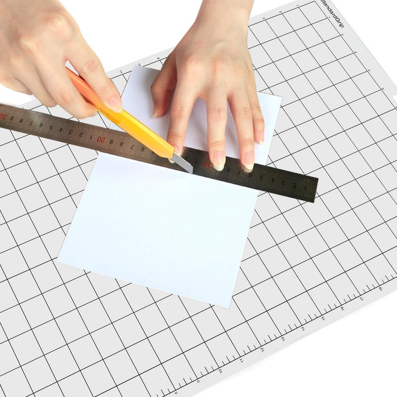 REALIKE StandardGrip Cutting Mat for Silhouette Cameo 5/4/3/2/1(3 Mats,12x24 inch) Standard Adhesive Cricket Cut Mats Replacement Accessories for Silhouette Cameo - Image 5