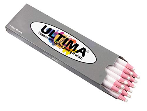 Ultima China Marker – Peel-Off Grease Pencil/Wax Pencil – Leaves Opaque, Easy to Remove Markings on all Glazed, Non-Porous & Polished Surfaces (White) - Image 5