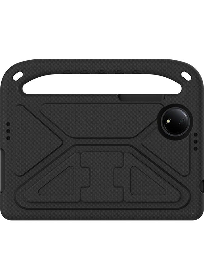 غطاء Redmi Pad SE مقاس 8.7" 2024، صديق للأطفال، خفيف الوزن، مصنوع من EVA، مضاد للصدمات، حماية من السقوط، مع مقبض وحامل (أسود) - Image 3