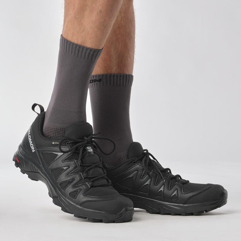 X Braze Gore-Tex Men's Hiking Shoe Waterproof For Outdoor Hiking Trekking Rubber Sole Breathable Mesh Upper Lightweight Design - Image 2