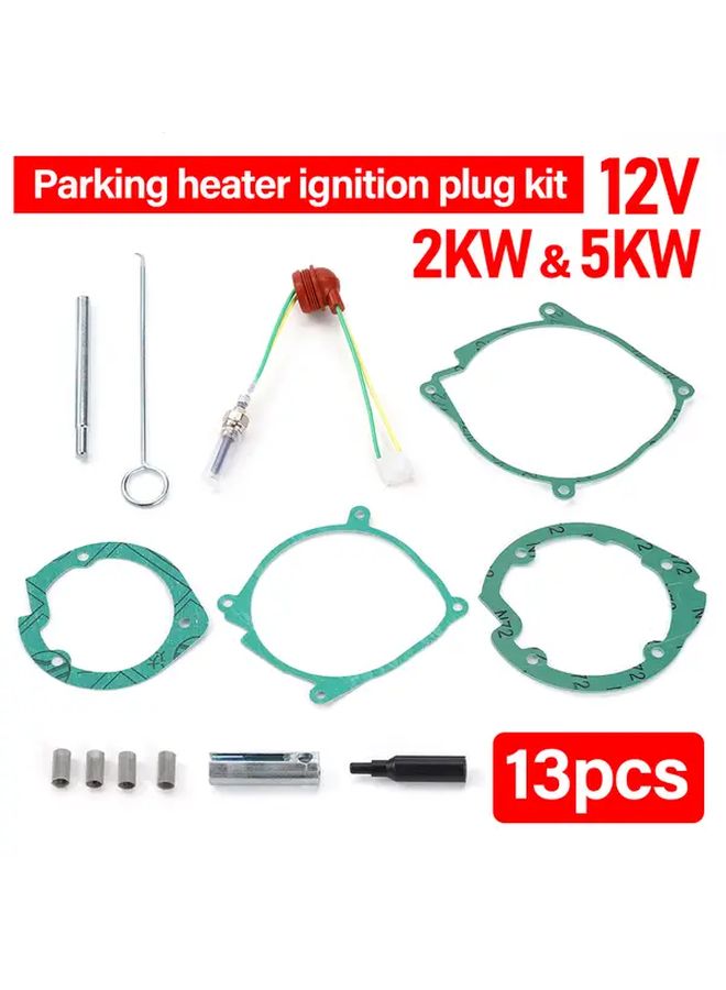 13pcs 2KW 5KW 12V Car Truck Boat Diesel Parking Heater Repair Kit with Ignition Plug - Image 3