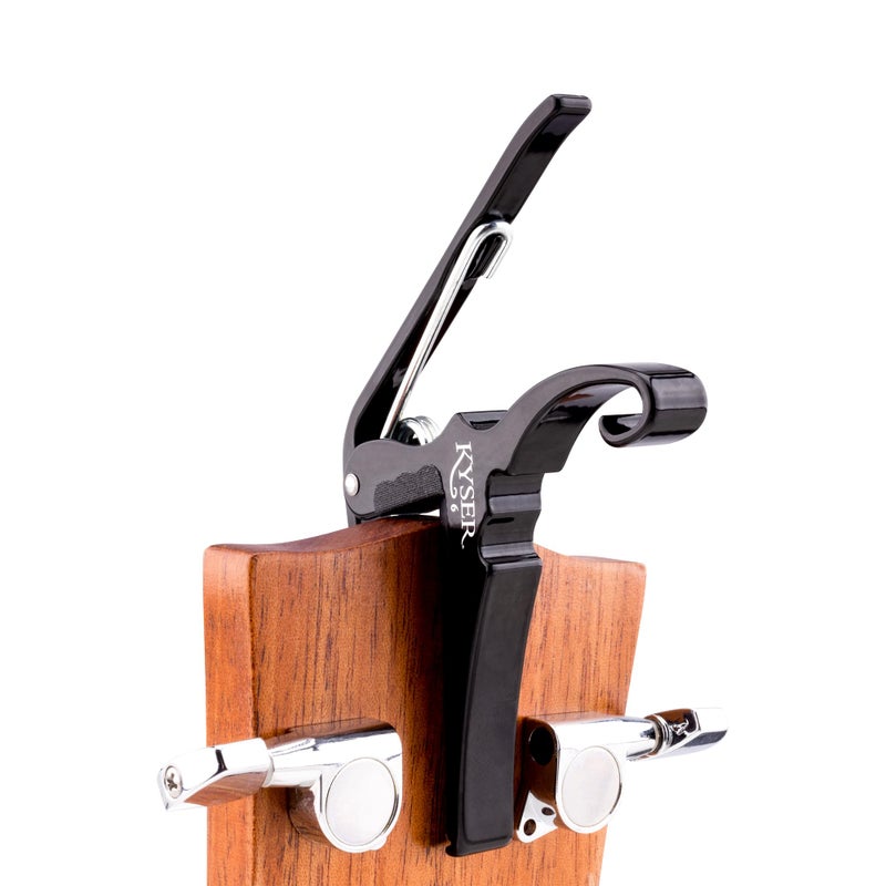 Kyser Quick-Change Guitar Capo for 6-string acoustic guitars, Black, KG6BA - Image 4