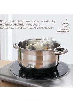 nihao 4-piece Set Of Enlarged Thickened Stainless Steel Set Cookware Set with Stainless Steel Pot Lid 20-22-24-26 Cm  - Image 5