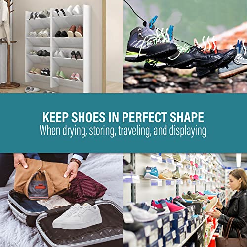 YOLOPARK 6 Pairs Shoe Tree Inserts for Men Women, Shoe Shaper for Sneaker Leater Golf Mules and Boot - Image 5