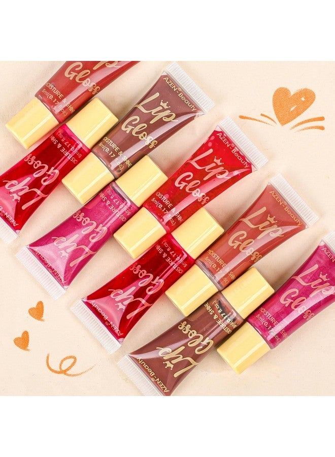 AZEN 120 Pack Lip Gloss Set, Lip Oil for Dry Cracked Lips Moisturizing Hydrating Nourishing with Vitamin E - Image 2