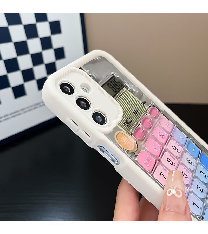 Mixed Color 1 Protective Calculator Design Phone Case For Samsung Galaxy M04 - Image 4
