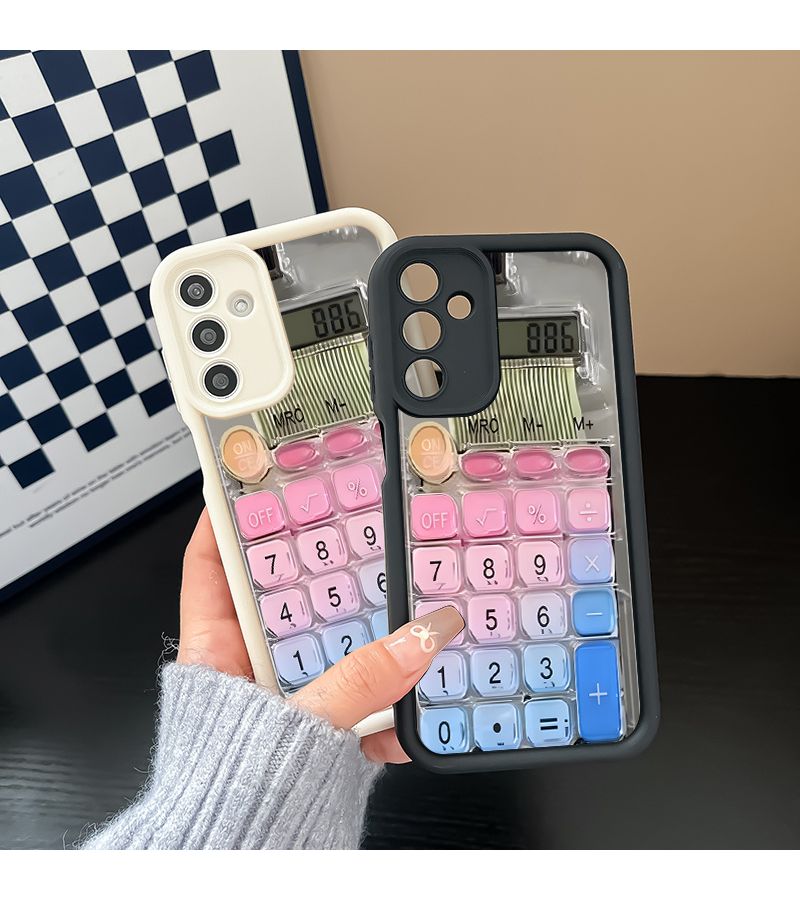 Mixed Color 1 Protective Calculator Design Phone Case For Samsung Galaxy M04 - Image 1