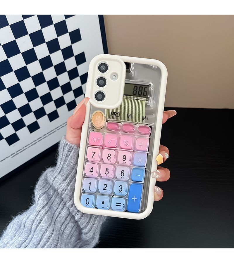 Mixed Color 1 Protective Calculator Design Phone Case For Samsung Galaxy M04 - Image 3