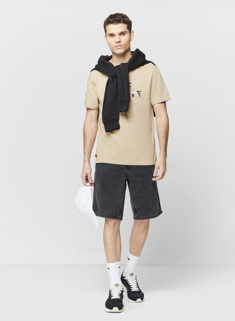 LACOSTE Logo Crew Neck T Shirt - Image 4