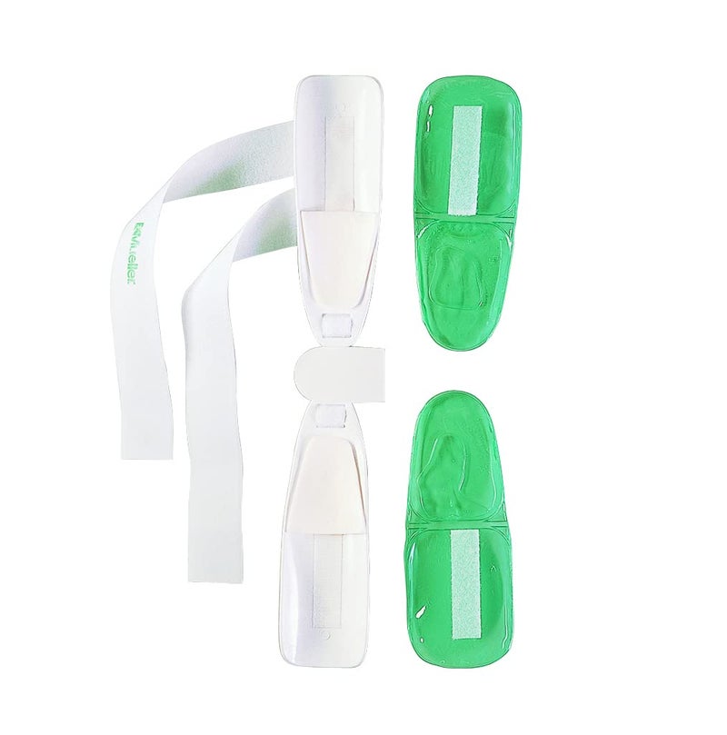 MUELLER Gel Ankle Brace, Cold Therapy, White, One Size Fits Most - Image 3