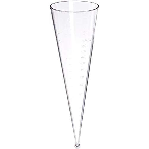 BrandTech 388000 Imhoff Sedimentation Cone, SAN, 1000mL Volume - Image 1