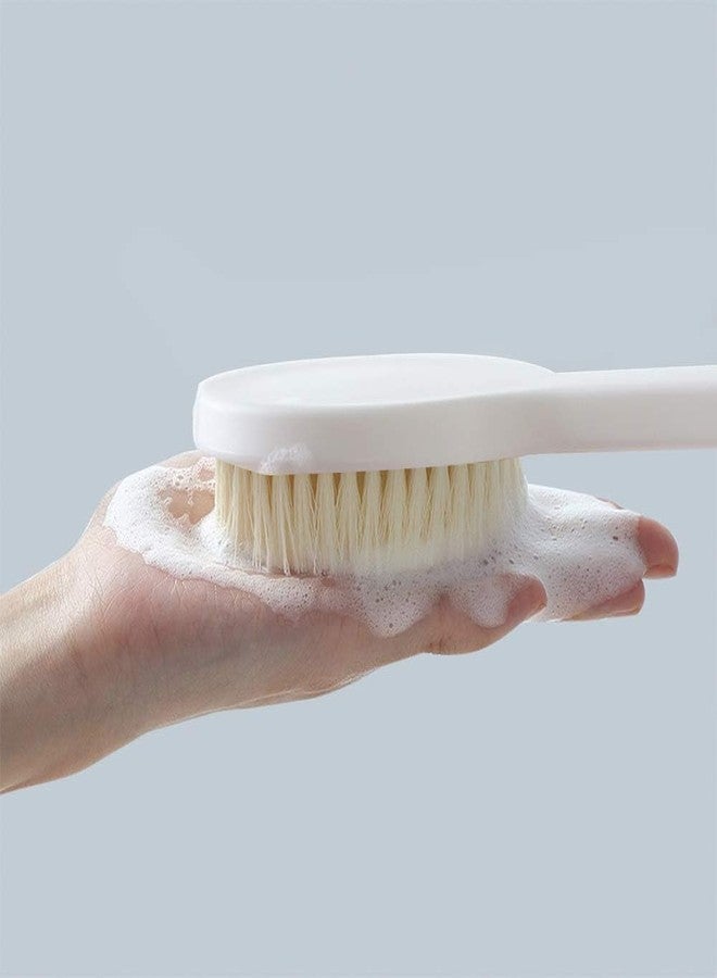 SIMESTICH Soft Silicone Back Scrubber with Long Handle - Exfoliating Shower Brush for Smooth Skin | Flexible Body Scrubber for Men, Women & Kids | Bath Brush for Body Wash & Deep Cleaning - Image 2