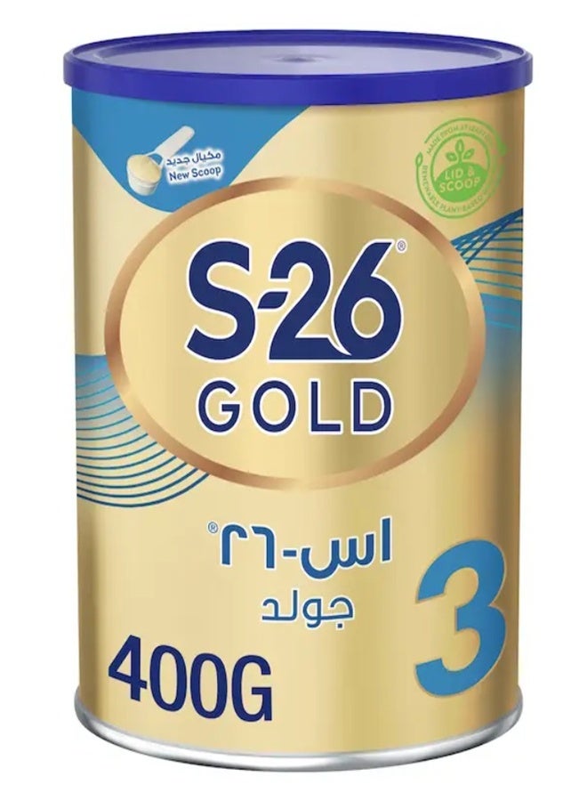 إس - 26 حليب اطفال جولد المرحلة (3) 400 جم